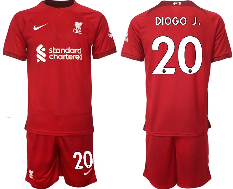 Men 2022-2023 Club Liverpool home red #20 Soccer Jersey